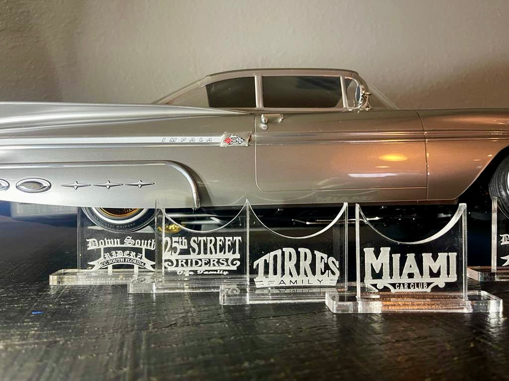 RC car acrylic stands