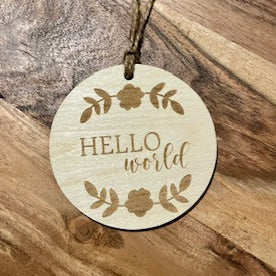 Baby "Hello World" tag