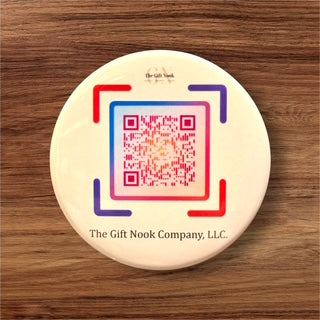 Logo & QR code Magnets (round 2.25 inch)