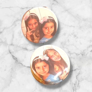 Custom 2.25 inch round photo magnets - Family/Friends/Wedding/Birthdays/Graduation/Baby and much more