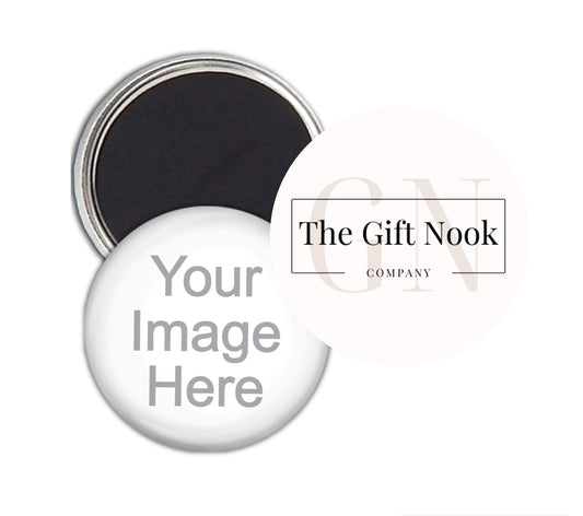Custom 2.25 inch round photo magnets - Family/Friends/Wedding/Birthdays/Graduation/Baby and much more